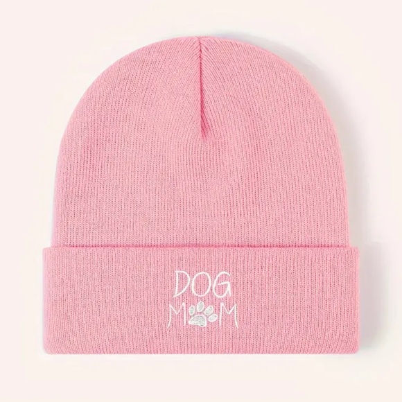 π Dog mom Beanie hat pink - Picture 1 of 4